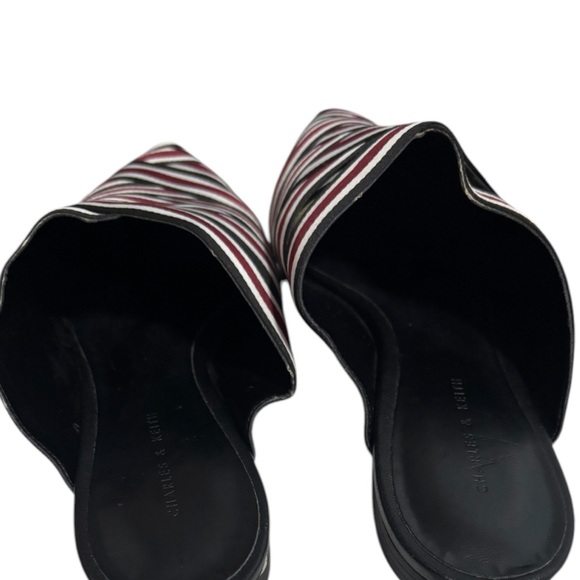 CHARLES & KEITH Women’s Multicolored Grosgrain Mules - Picture 7 of 10
